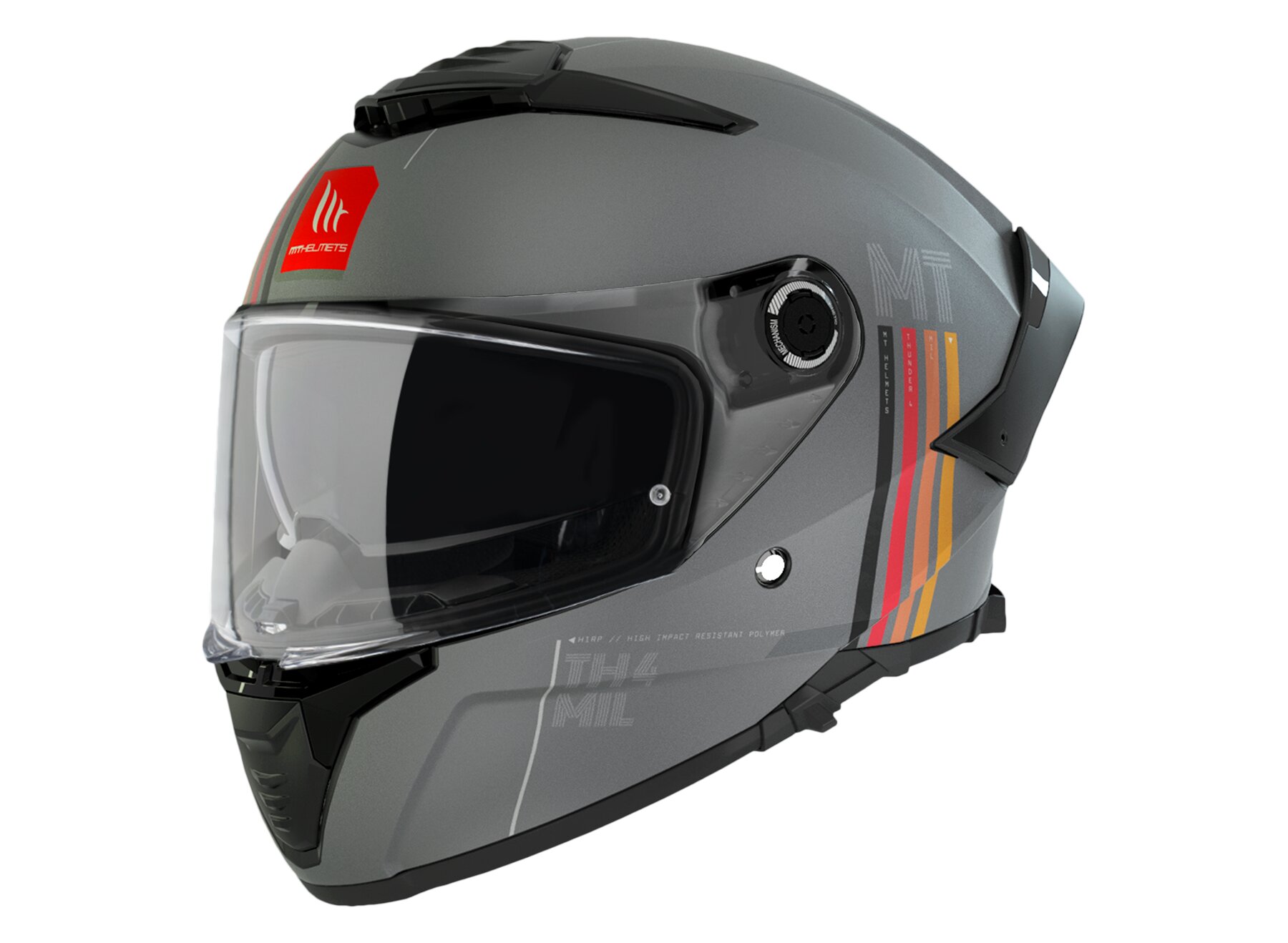 Image of Integralhelm MT Helmets Thunder 4 SV Mil matt grau S