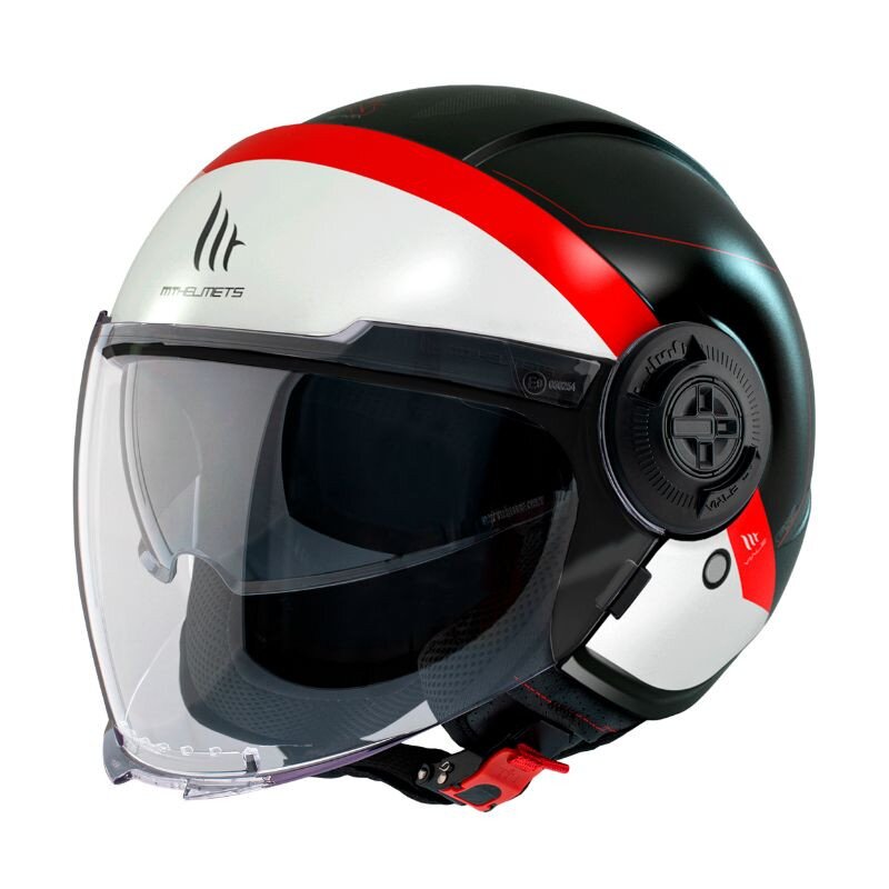 Image of Jethelm MT Helmets Viale SV S 68 Units schwarz / rot XS
