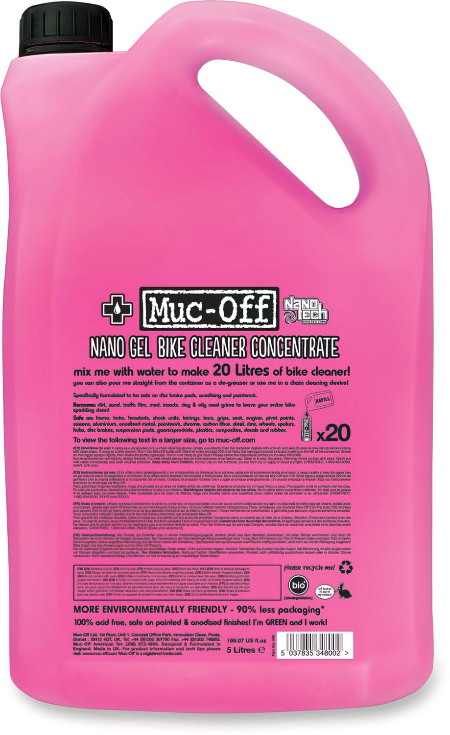 Image of Reinigungskonzentrat Nano Tech Muc-Off 5l