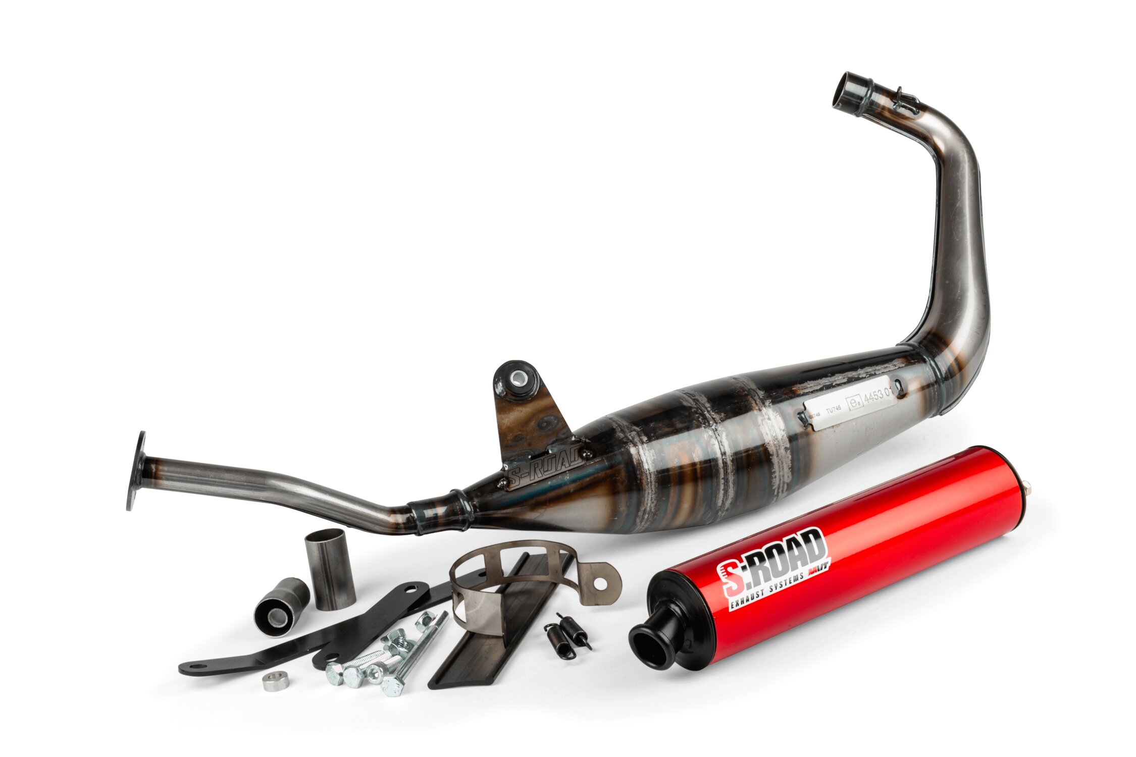 Image of Auspuff MVT S Road, Minarelli AM6 Supermotards