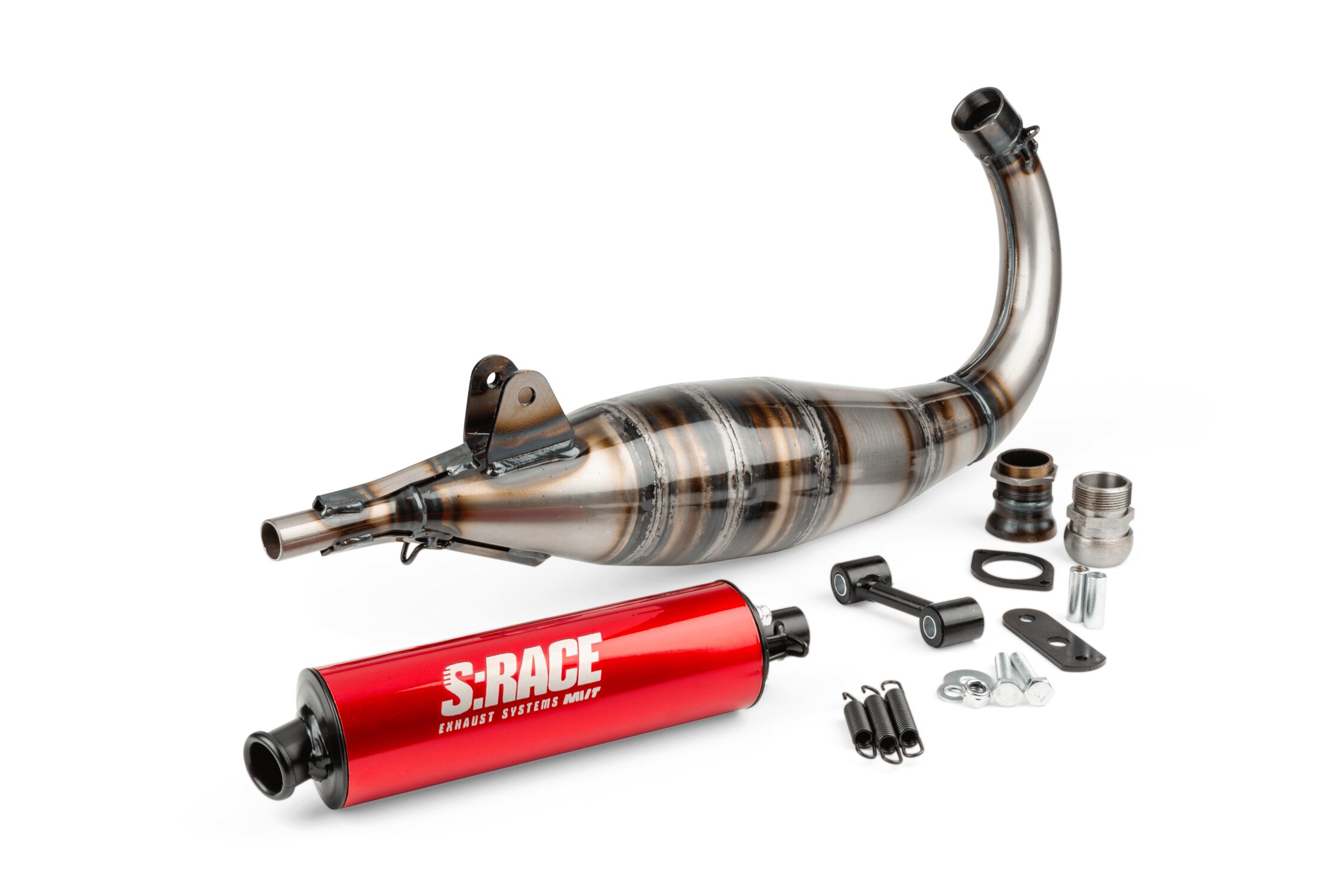 Image of Auspuff MVT S-Race SP3 70 - 80ccm MBK 51