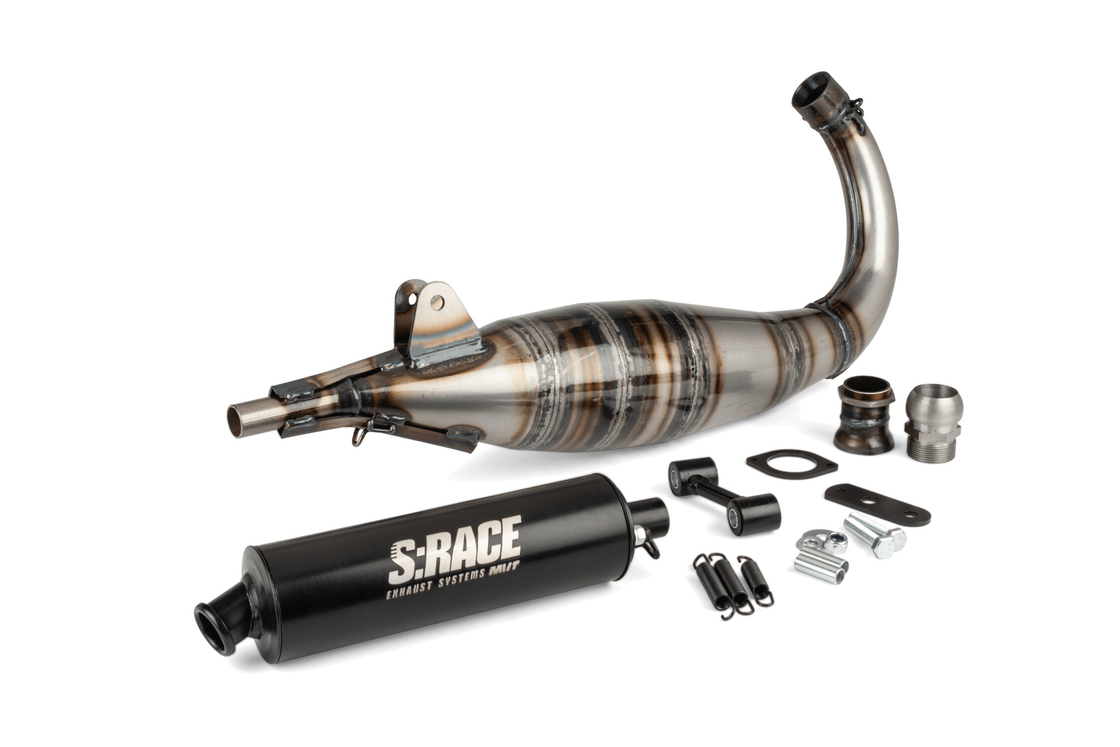 Image of Auspuff MVT S-Race SP3 70 - 80 MBK 51 schwarz