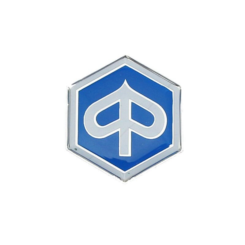 Image of Aufkleber / Emblem 3D "Piaggio" 33mm weiß biegsam Piaggio