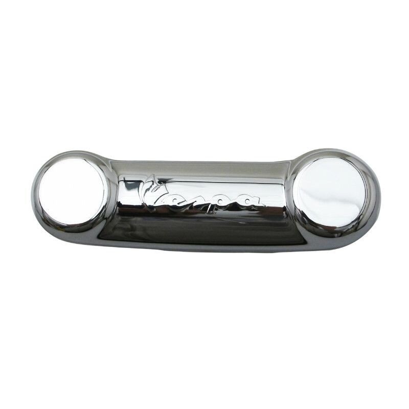 Image of Schwingenabdeckung Chrom mit Vespa-Logo ET2/ ET4/ GT/ GTS/ LX/ S