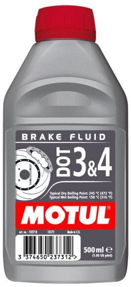 Image of Bremsflüssigkeit Motul Dot 3 & 4 500 ml