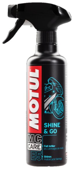 Image of Plastikreiniger Motorrad Motul E5 Shine & Go 400ml