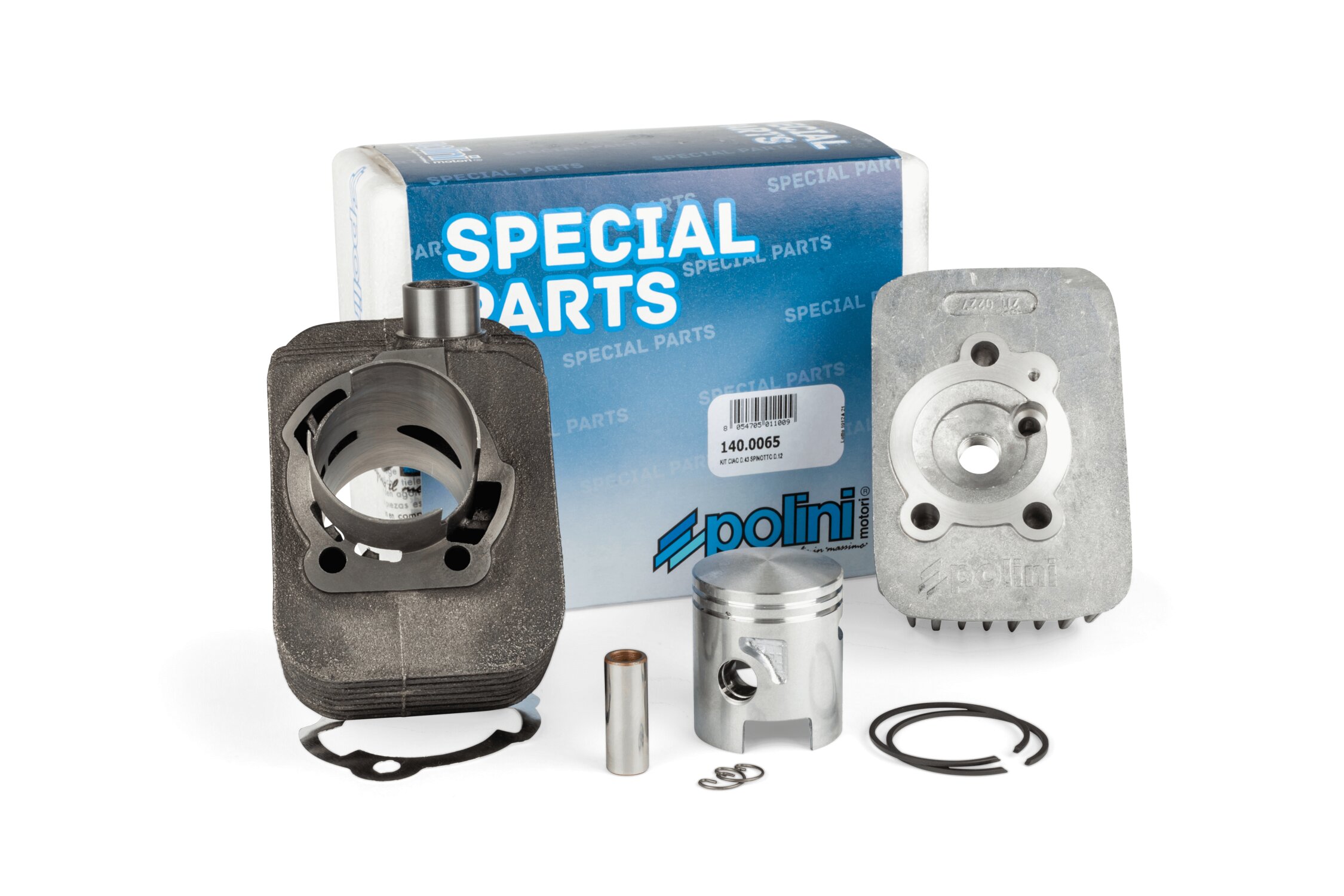 Image of Zylinder Kit Polini Sport 65ccm 12mm KoBo Grauguss Piaggio Ciao