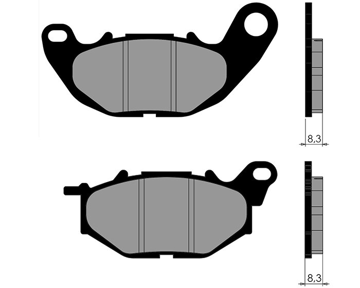 Image of Bremsbeläge Polini Original Yamaha Xmax 300