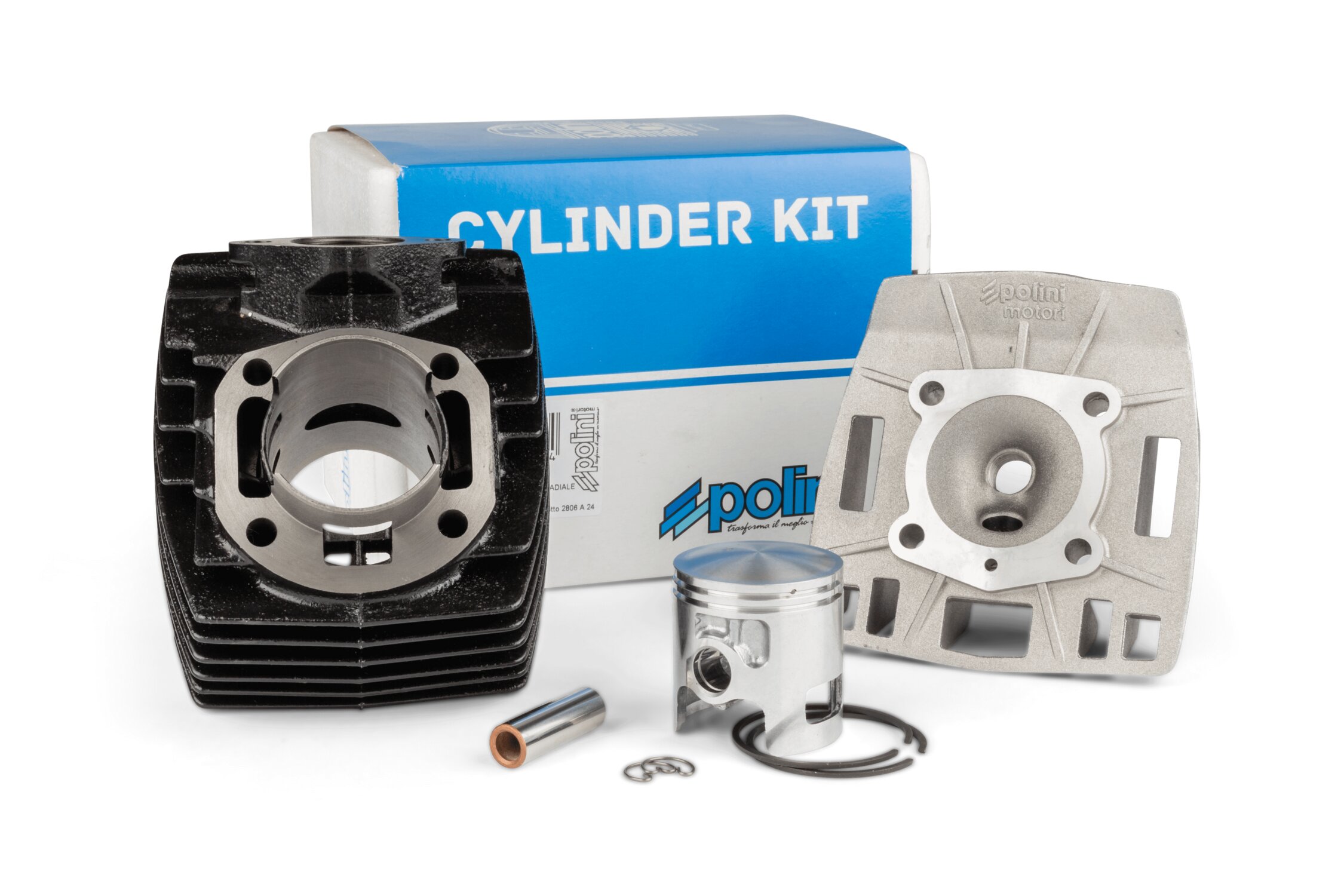 Image of Zylinder Kit 65 Grauguss Polini Radial Peugeot 103