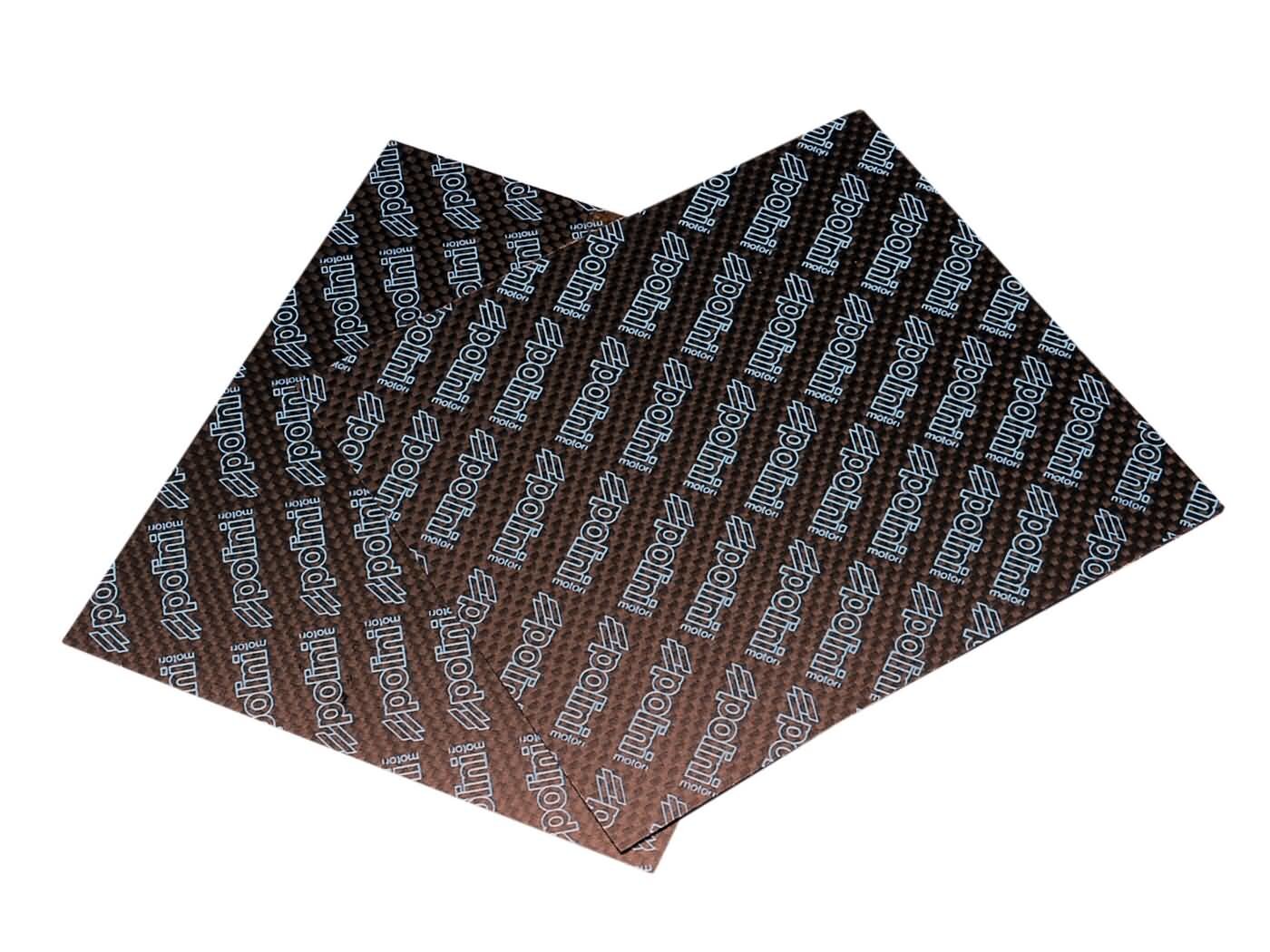 Image of Membranplatten Polini 0,28mm Carbon 110x100mm universal
