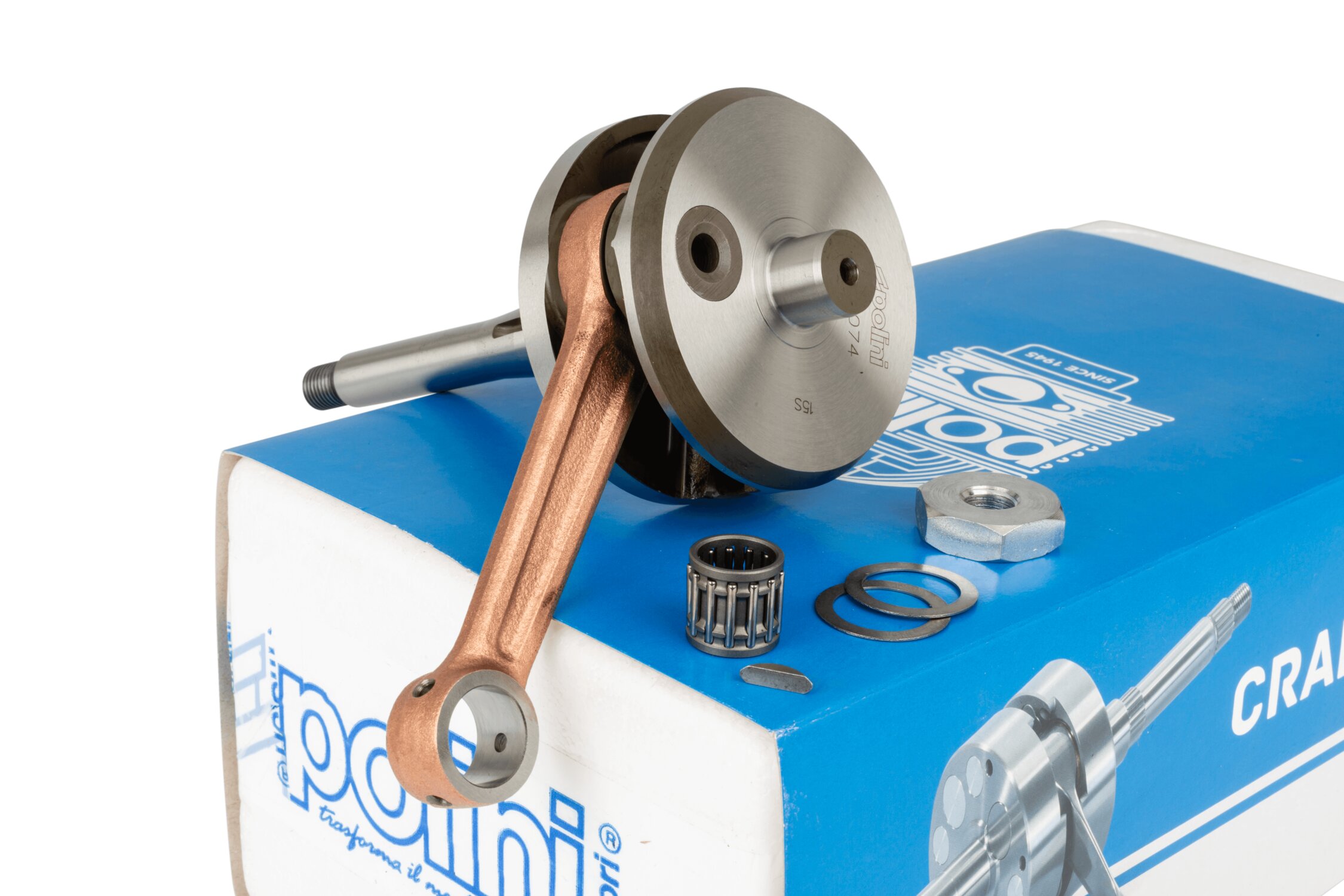 Image of Kurbelwelle Polini Evolution 12mm Kolbenbolzen Piaggio Ciao