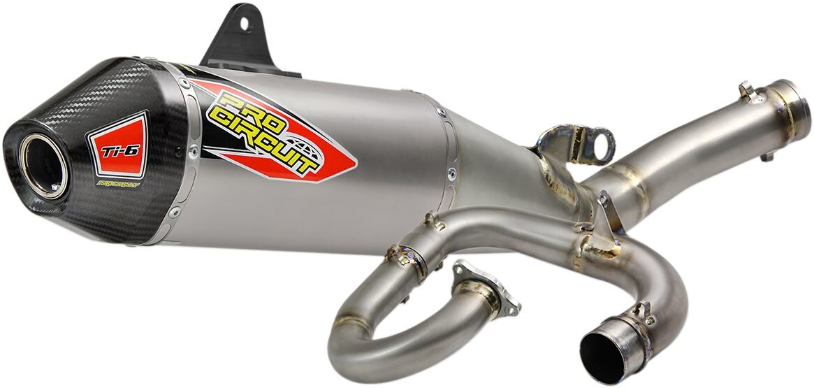 Image of Komplettanlage Yamaha YZF 450 Pro Circuit Ti-6 Titan / Carbon 2023