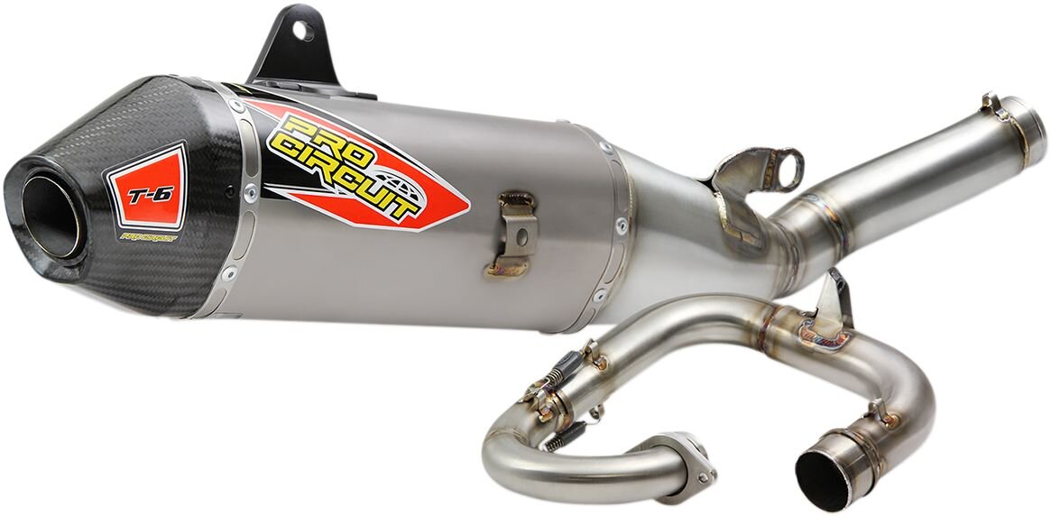 Image of Komplettanlage Pro Circuit T-6 Edelstahl / Karbon YZF 250 ab 2019