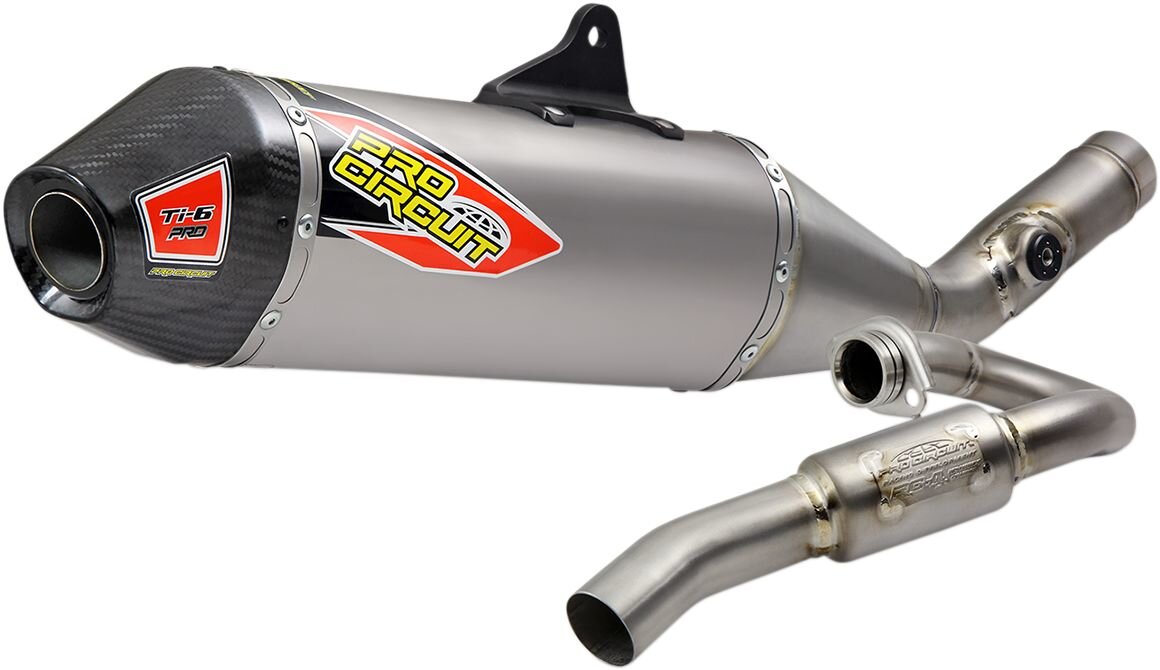 Image of Komplettanlage Pro Circuit T-6 Edelstahl / Karbon RM-Z 250 ab 2019