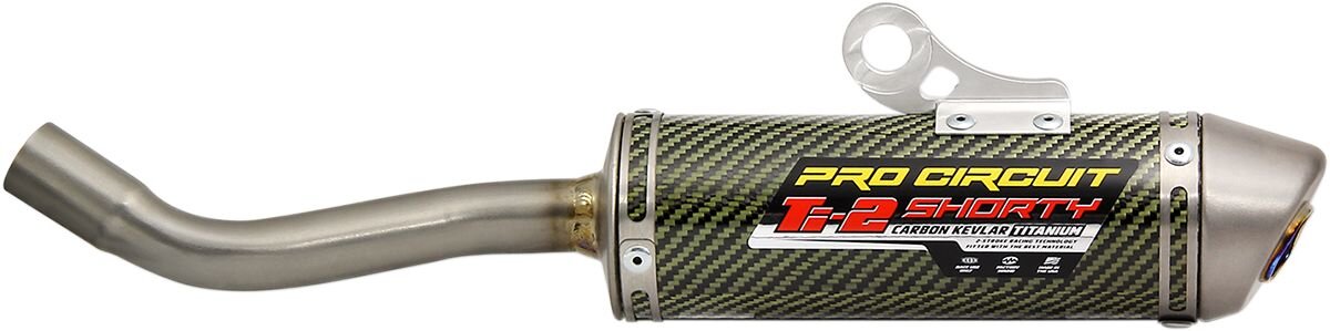 Image of Endschalldämpfer Pro Circuit TI-2 Shorty Karbon / Kevlar® / Titan YZ 125 2005-2021