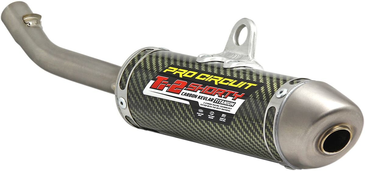 Image of Endschalldämpfer Pro Circuit TI-2 Shorty Karbon / Kevlar® / Titan CR 125 2002-2007