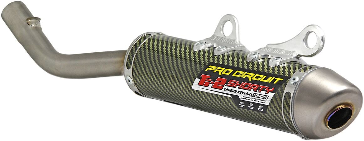 Image of Endschalldämpfer Pro Circuit TI-2 Shorty Karbon / Kevlar® / Titan KX 250 2005-2008