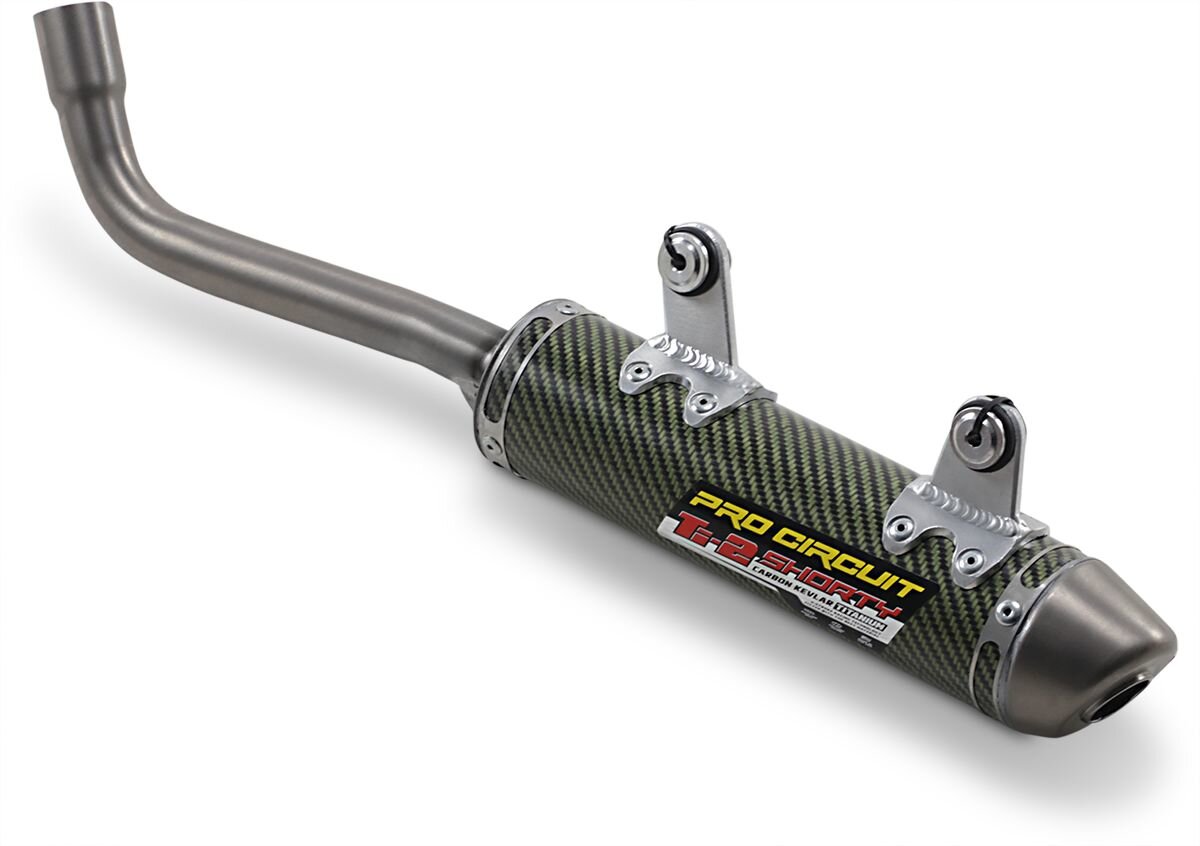 Image of Endschalldämpfer Pro Circuit TI-2 Shorty Karbon / Kevlar® / Titan TC / SX 250 ab 2019