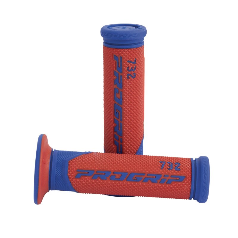 Image of Lenkergriffe Progrip Road 732 rot / blau