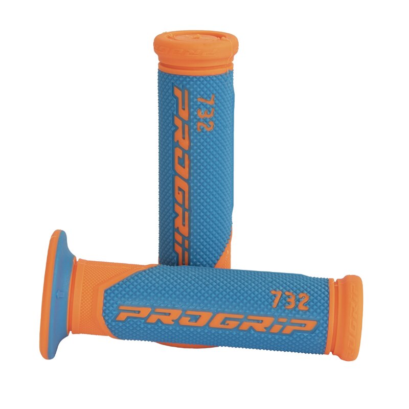 Image of Lenkergriffe Progrip Road 732 blau / orange