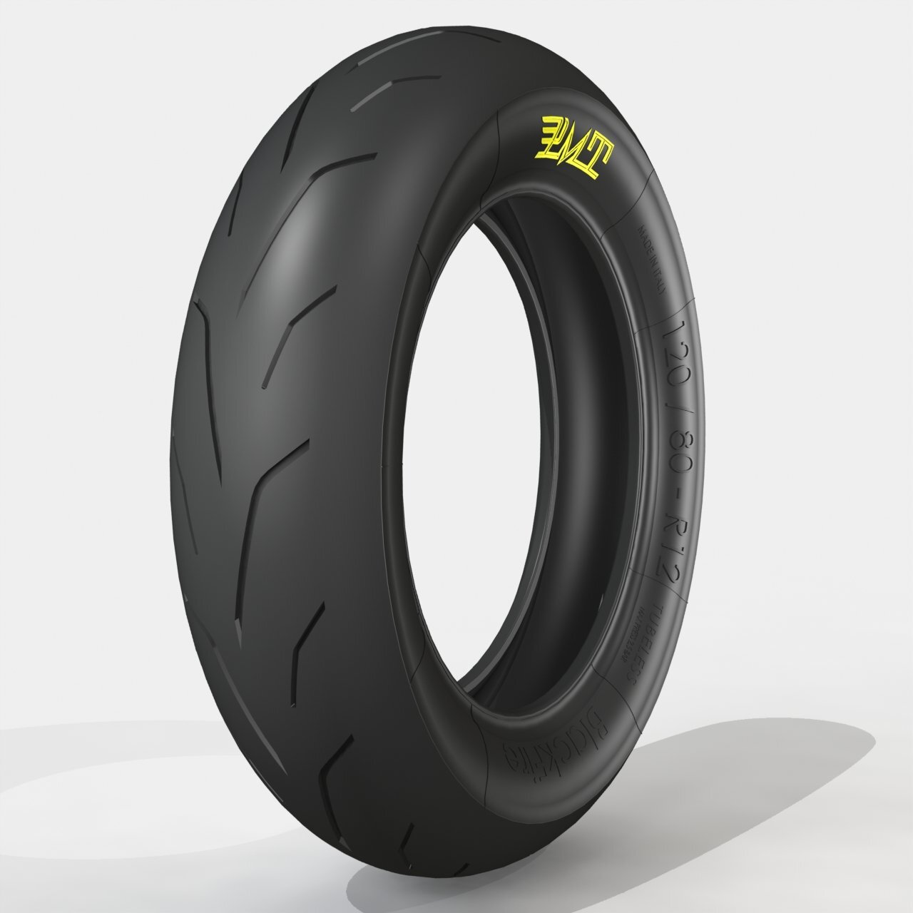 Image of Racing Reifen PMT Medium M Semi-Slick Blackfire 120/80-12