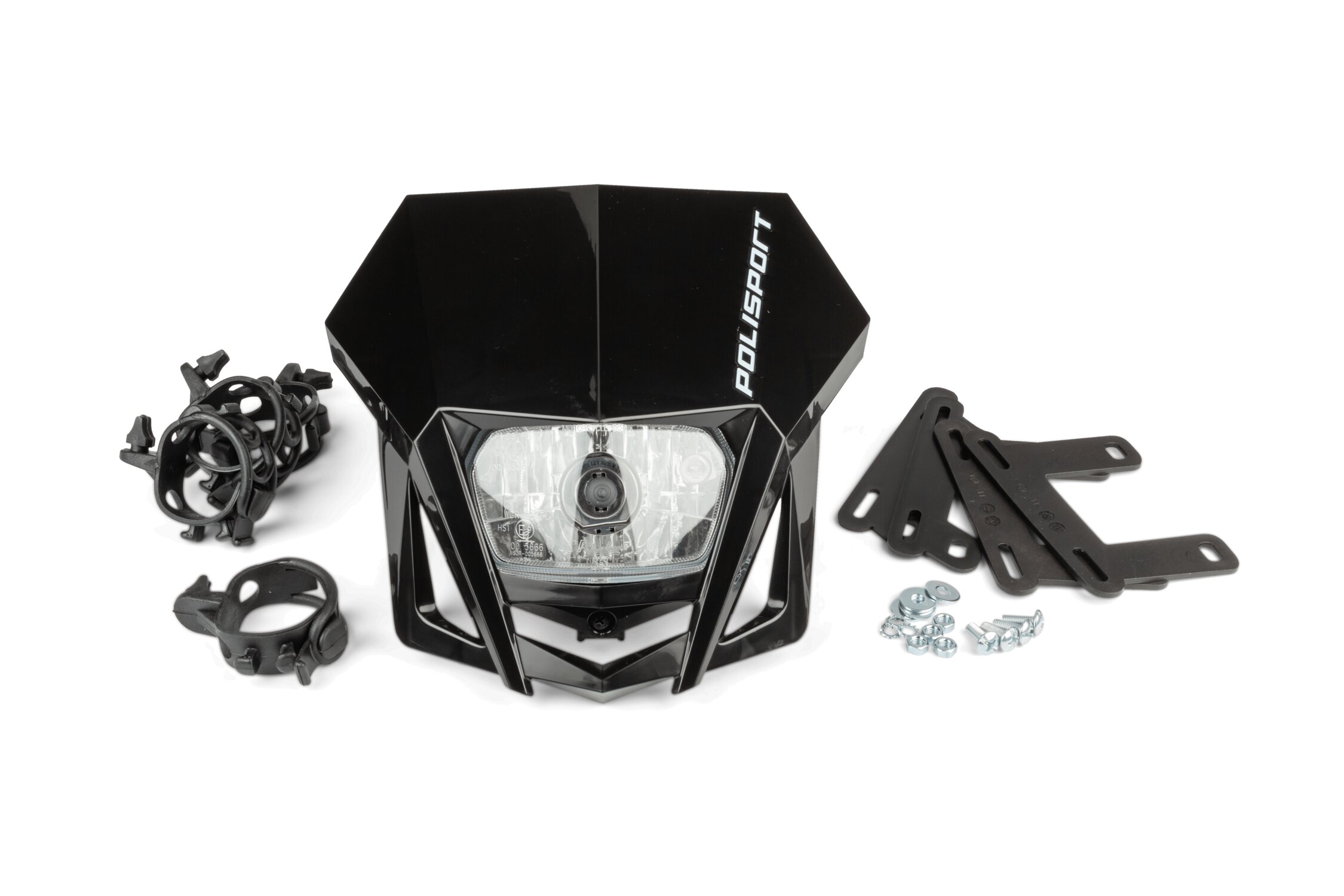 Image of Scheinwerfer Polisport LMX H4 schwarz