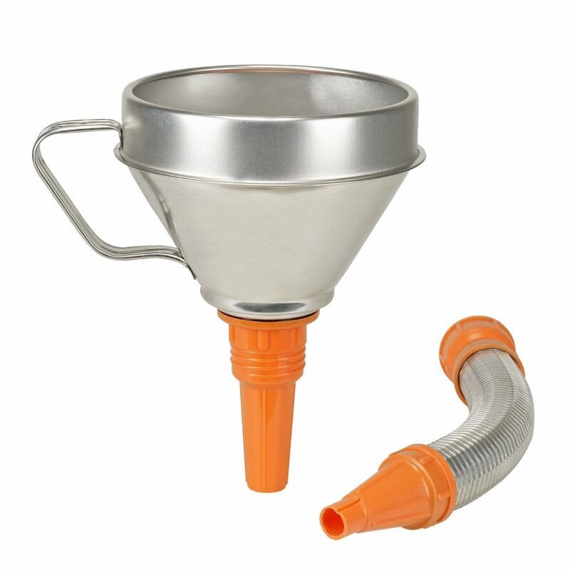 Image of Trichter Pressol Stahlblech / Polyethylen m. flexiblem Ausguss / 160mm