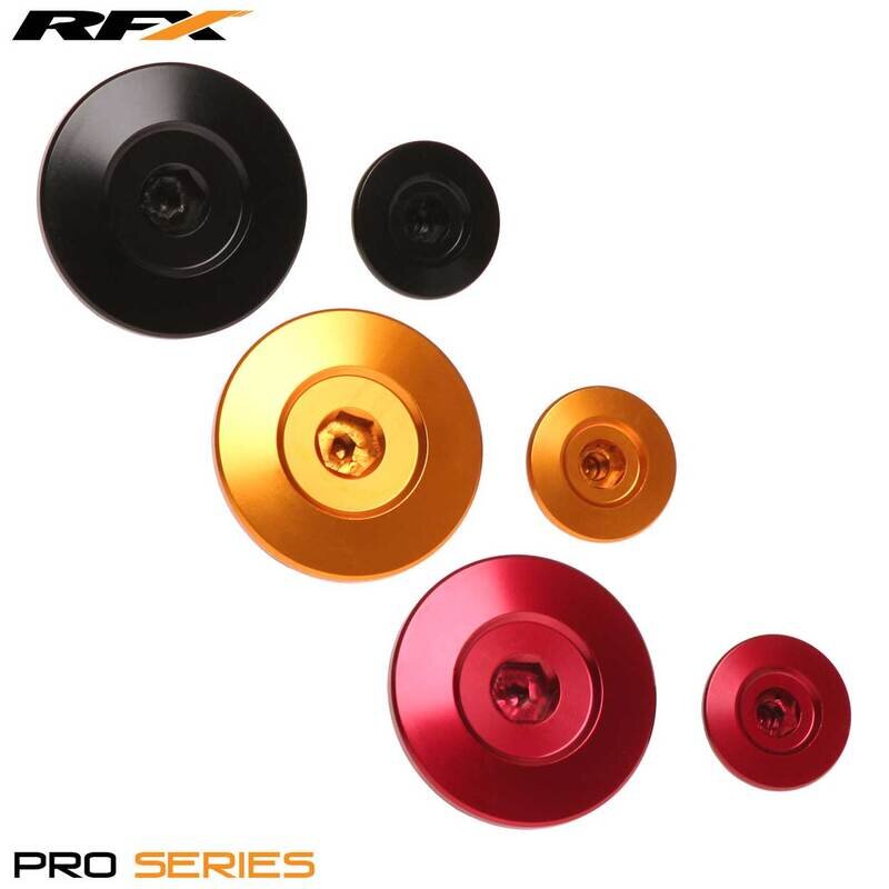 Image of Schraubensatz Inspektionsöffnung Zündung RFX Pro schwarz CRF 150 450