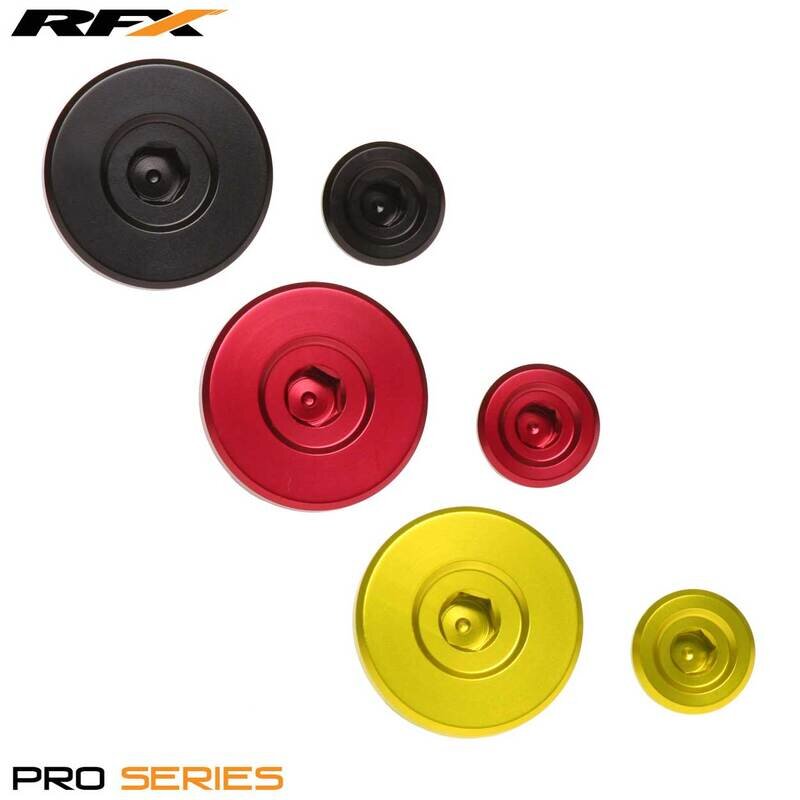 Image of Schraubensatz Inspektionsöffnung Zündung RFX Pro schwarz Suzuki RM-Z 250 / 450