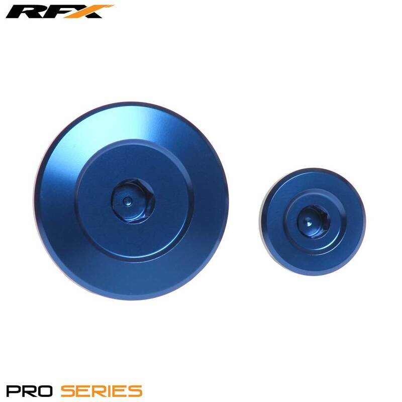 Image of Schraubensatz Inspektionsöffnung Zündung RFX Pro blau YZF 250 / 450