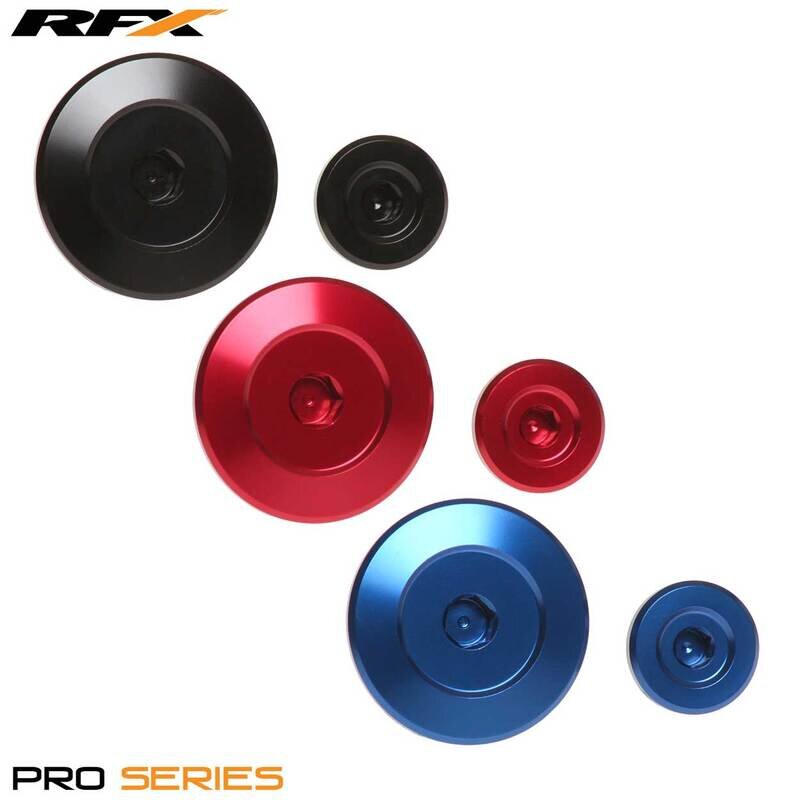 Image of Schraubensatz Inspektionsöffnung Zündung RFX Pro blau Yamaha YZF 250 / 450