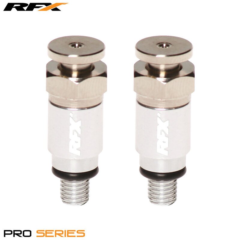 Image of Gabelentlüfter Set RFX Pro M5x0.8 silber Kayaba / Showa