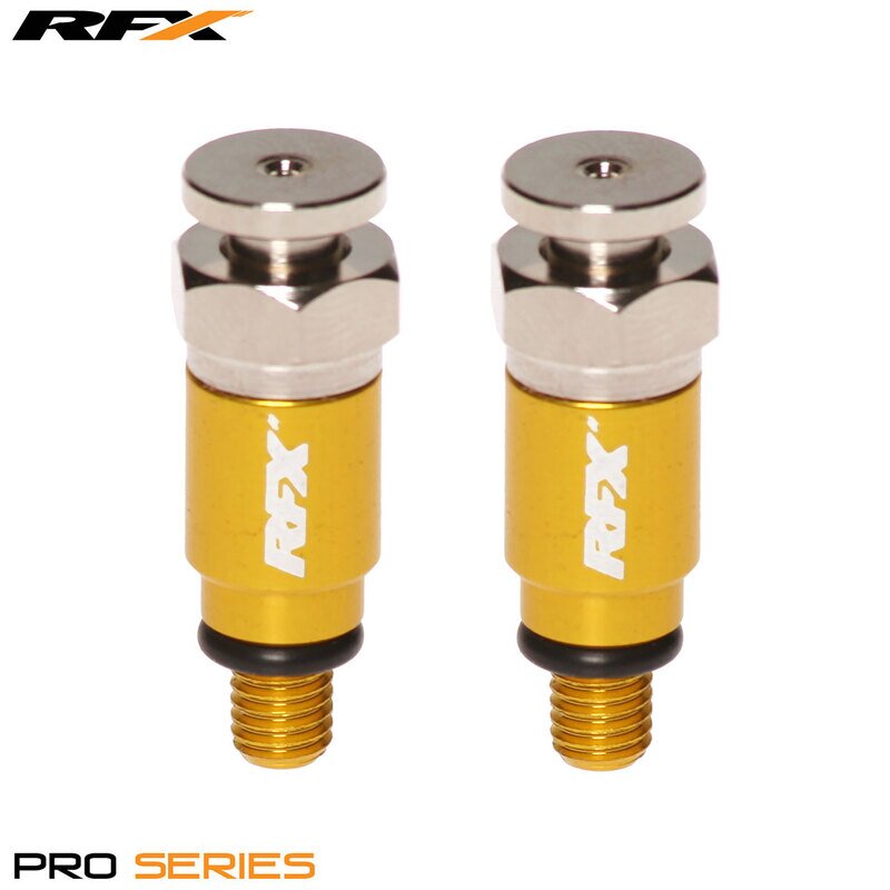 Image of Gabelentlüfter Set RFX Pro M5x0.8 gelb Kayaba / Showa