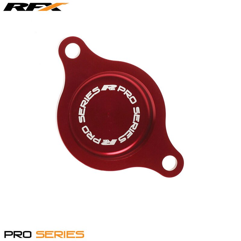 Image of Ölfilterdeckel RFX Pro rot Honda CRF 450