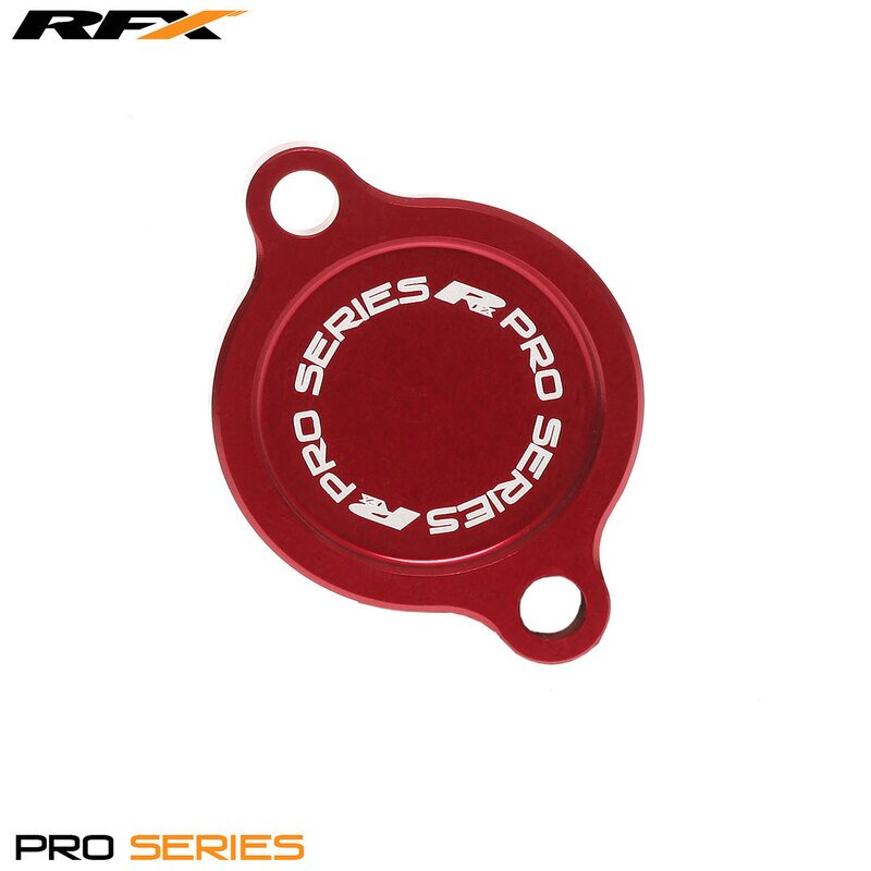 Image of Ölfilterdeckel RFX Pro rot Kawasaki KXF 250
