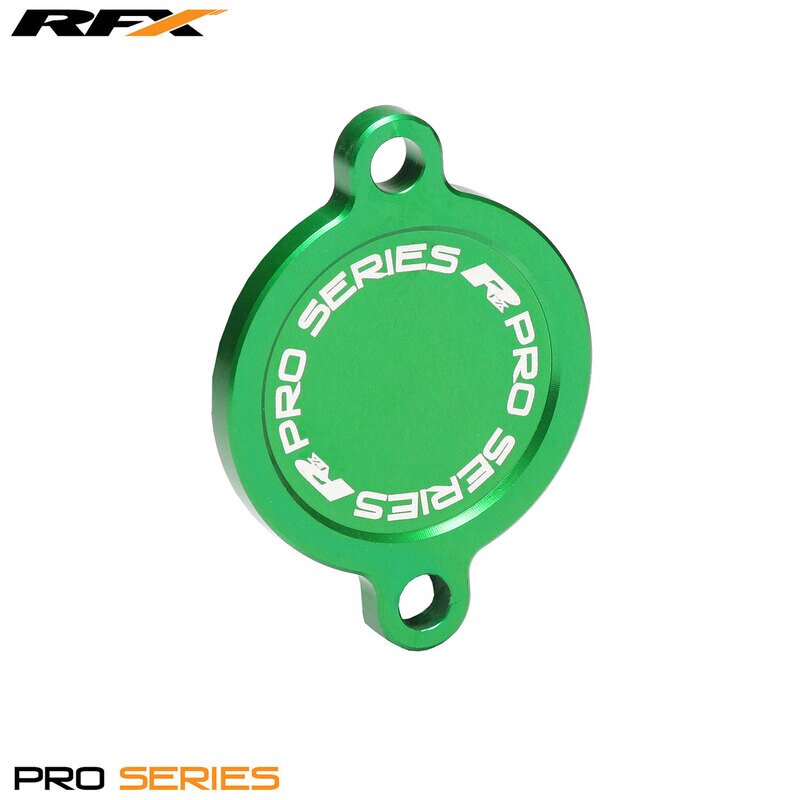 Image of Ölfilterdeckel RFX Pro grün - Kawasaki KXF 450 2016-2018