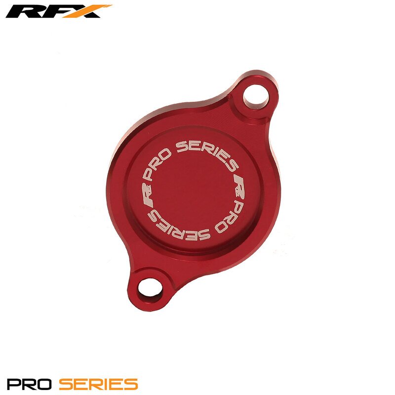 Image of Ölfilterdeckel RFX Pro rot Suzuki RM-Z 250 / 450