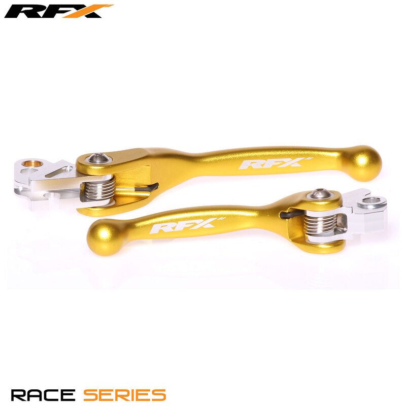 Image of Hebelset RFX Race klappbar geschmiedet gelb Suzuki RM ab 2005