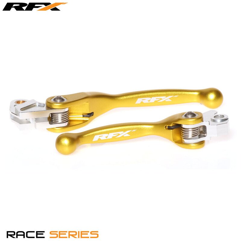 Image of Hebelset RFX Race klappbar geschmiedet gelb KX 65 / 85