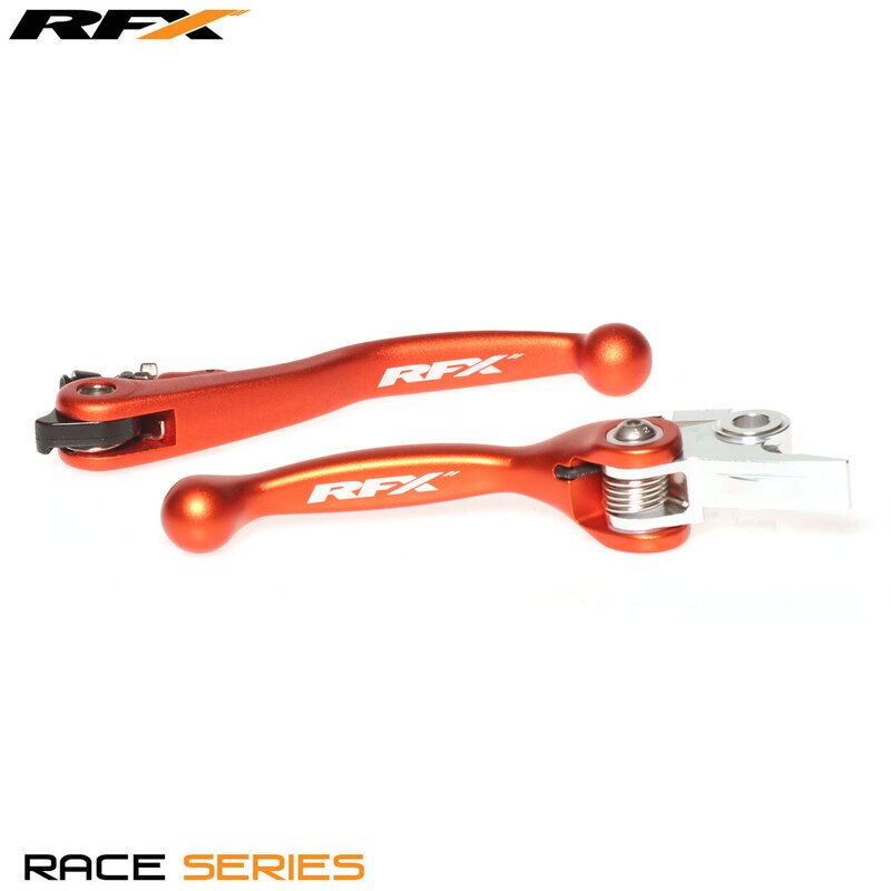Image of Hebelset RFX Race klappbar geschmiedet orange KTM SX / EXC 2014 - 2016