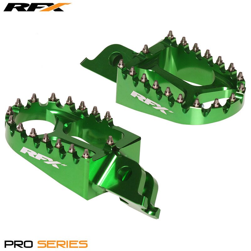Image of Fußrasten RFX Pro grün Kawasaki KXF 250 / 450