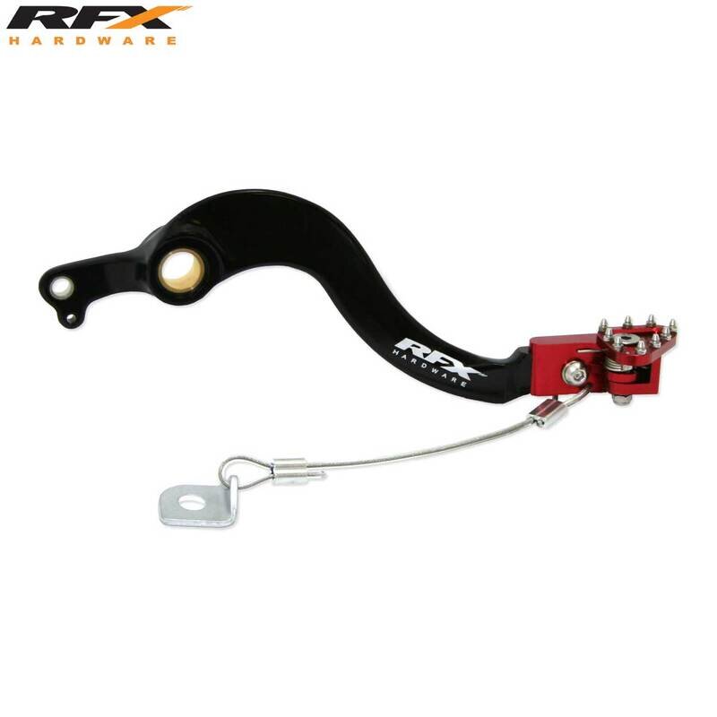Image of Bremspedal RFX Pro klappbar schwarz / rot Honda CRF 250