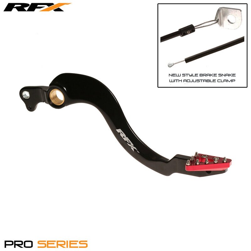 Image of Bremspedal RFX Pro standard schwarz / rot Honda CRF 250 / 450