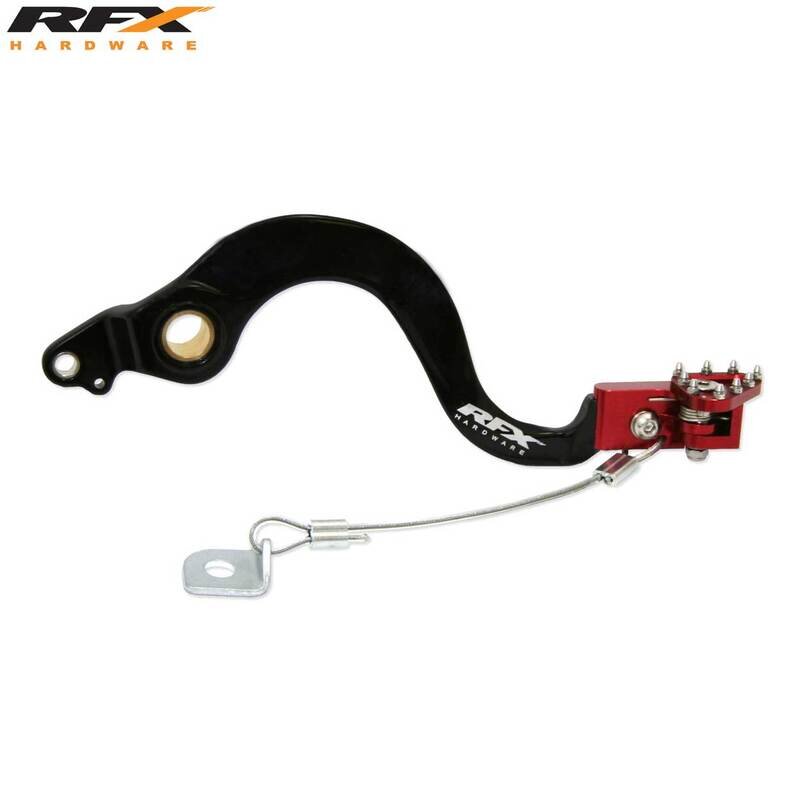 Image of Bremspedal RFX Pro klappbar schwarz / rot Honda CRF 150