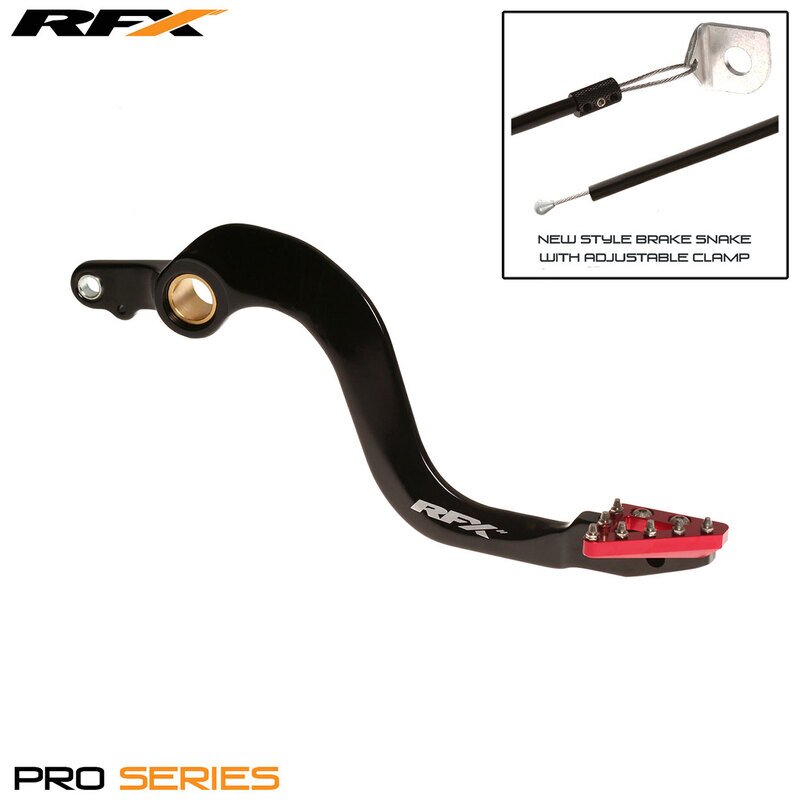 Image of Bremspedal RFX Pro standard schwarz / rot Honda CR 250