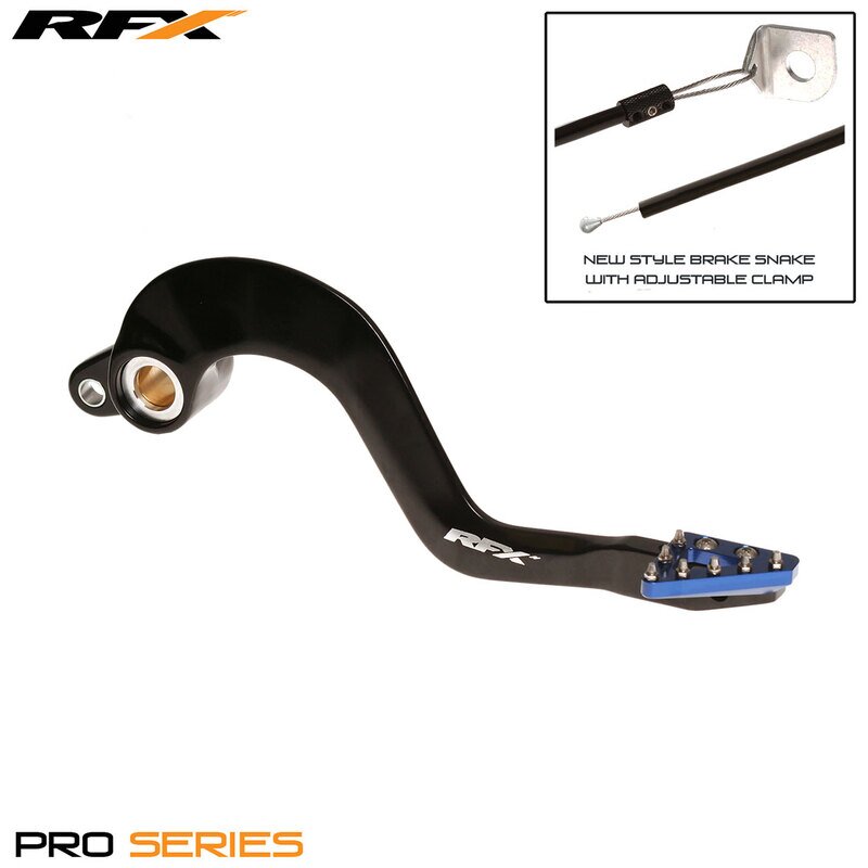 Image of Bremspedal RFX Pro standard schwarz / blau Yamaha YZ 125 / 250