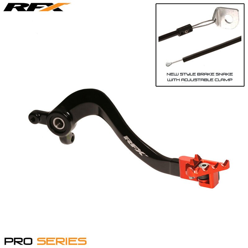 Image of Bremspedal RFX Pro klappbar schwarz / orange KTM SX 85 2004-2017
