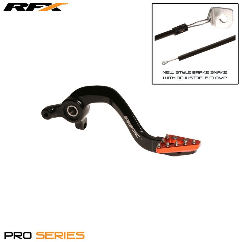 Image of Bremspedal RFX Pro standard schwarz / orange KTM 65