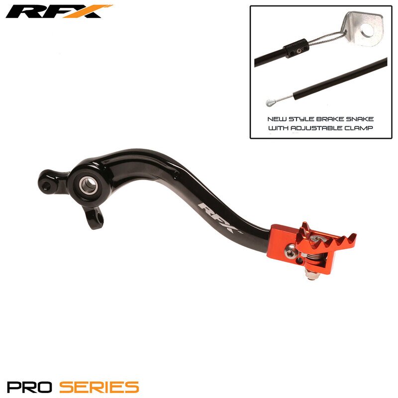 Image of Bremspedal RFX Pro klappbar schwarz / orange SX / TC 2016