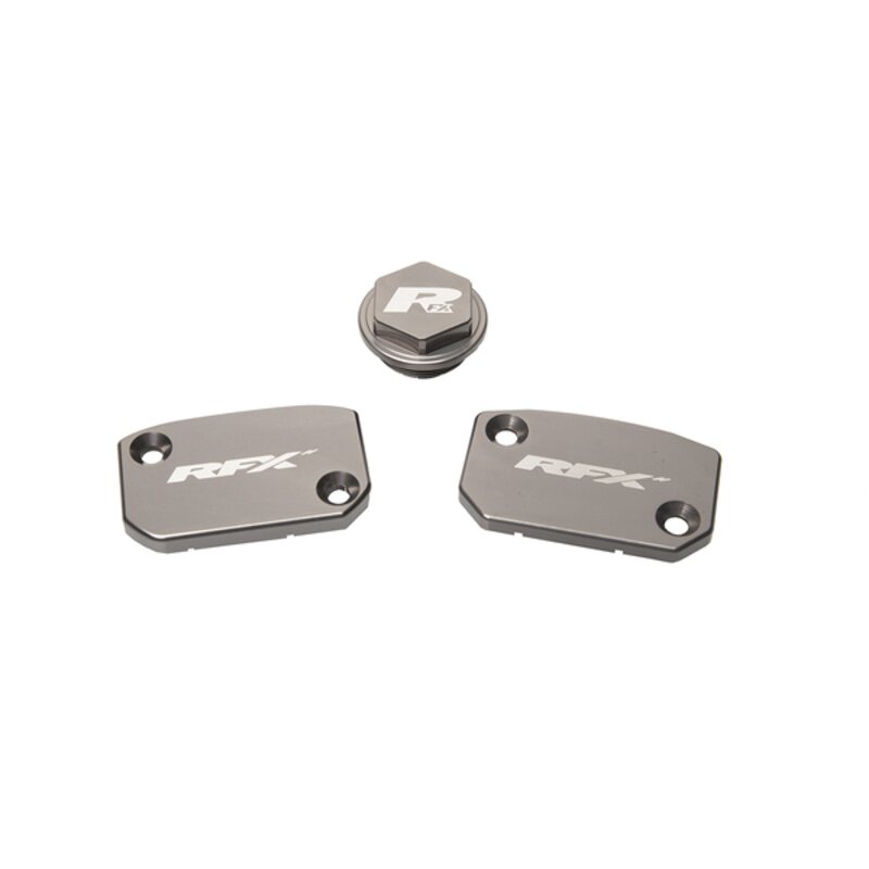 Image of Abdeckung Brems- / Kupplungszylinder RFX Pro grau KTM SX / SXF (Brembo Bremse + Kupplung)